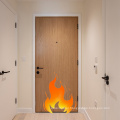 UL listed 90 minutes mdf veneer HPL door fire rated wooden fireproof door